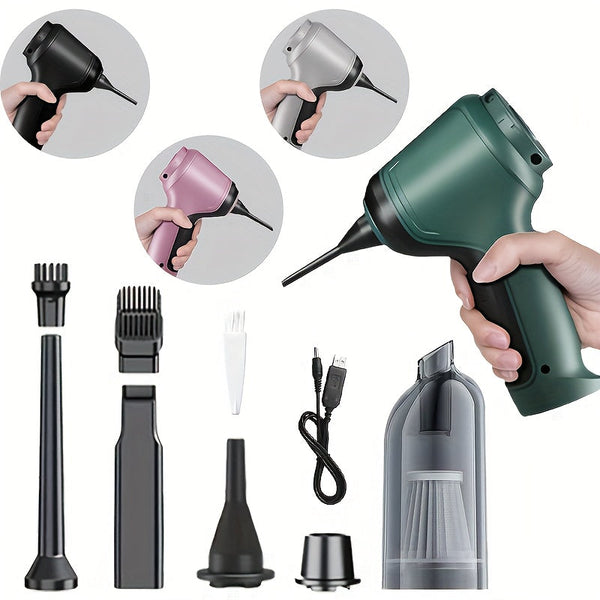 A three in one wireless vacuum cleaner with a high power, which can be used for suction, air extraction, and blowing, both in the car and at home. It has an extended battery life, can absorb dust, debris, pet hair, air extrac DSers Fulfillment