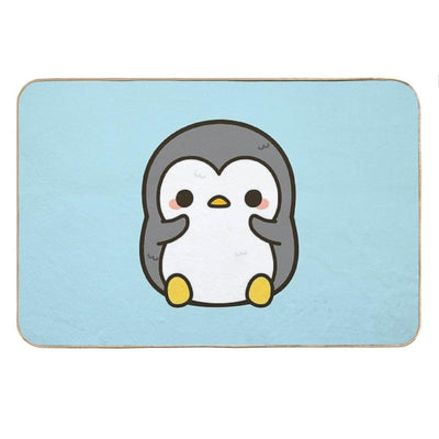 Shy Penguin Bath Mat