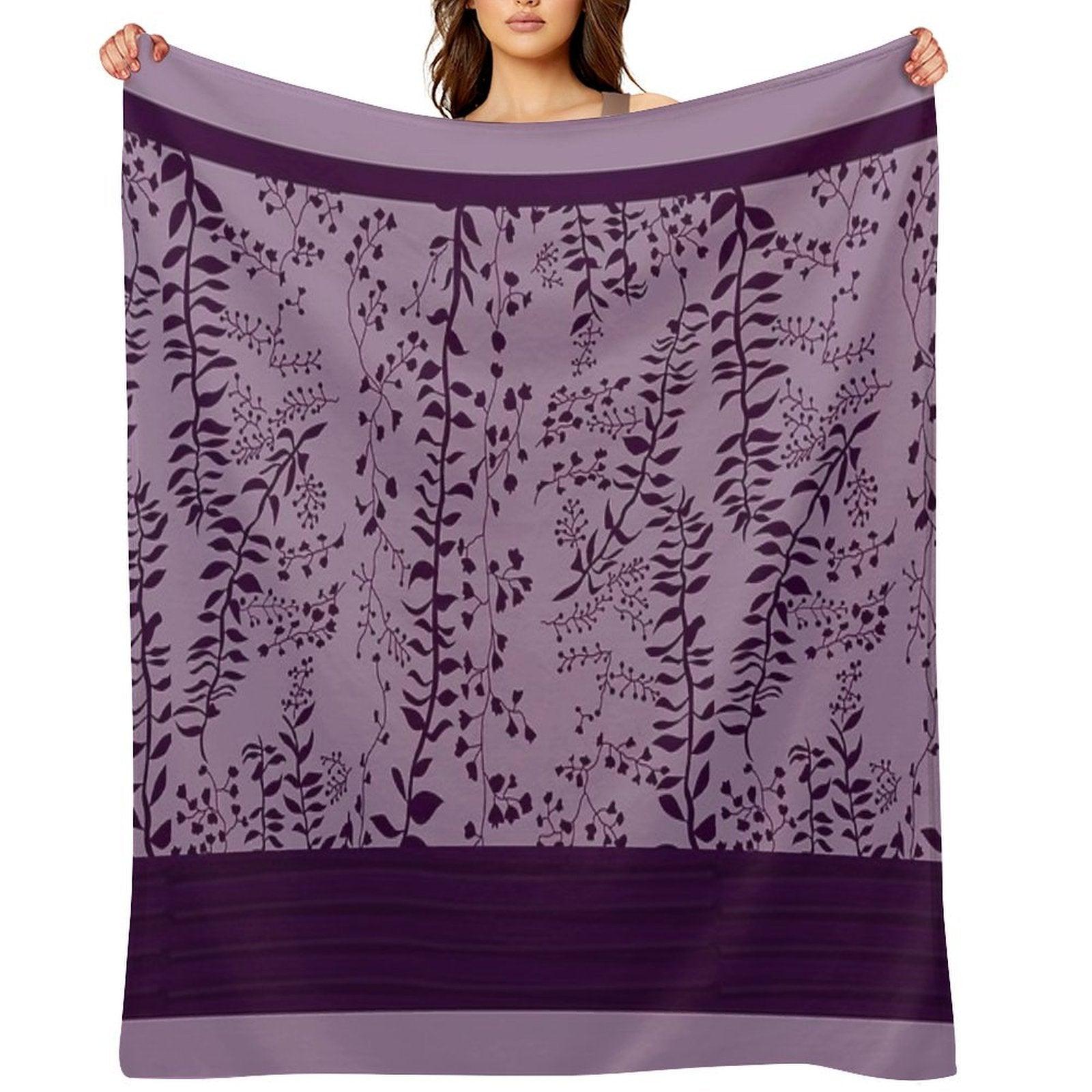 Bella Swan's Comforter Set Replica  Purples Cool - Version 2  Twilight Saga Fanart Throw Blanket