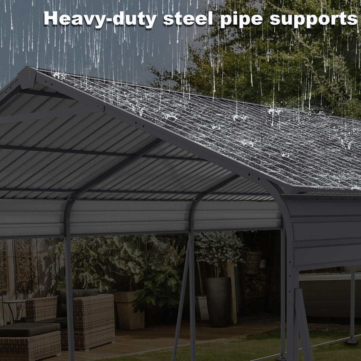 Heavy Duty Metal Carport