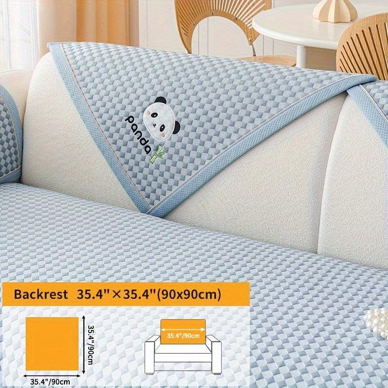 Waterproof Couch Cover, Non-Slip Panda Pattern Sofa Cover
