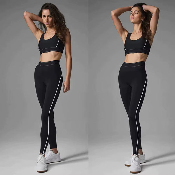 Premium Yoga Set - High-Waisted Leggings & Sports Bra GOODSPHORIA.COM
