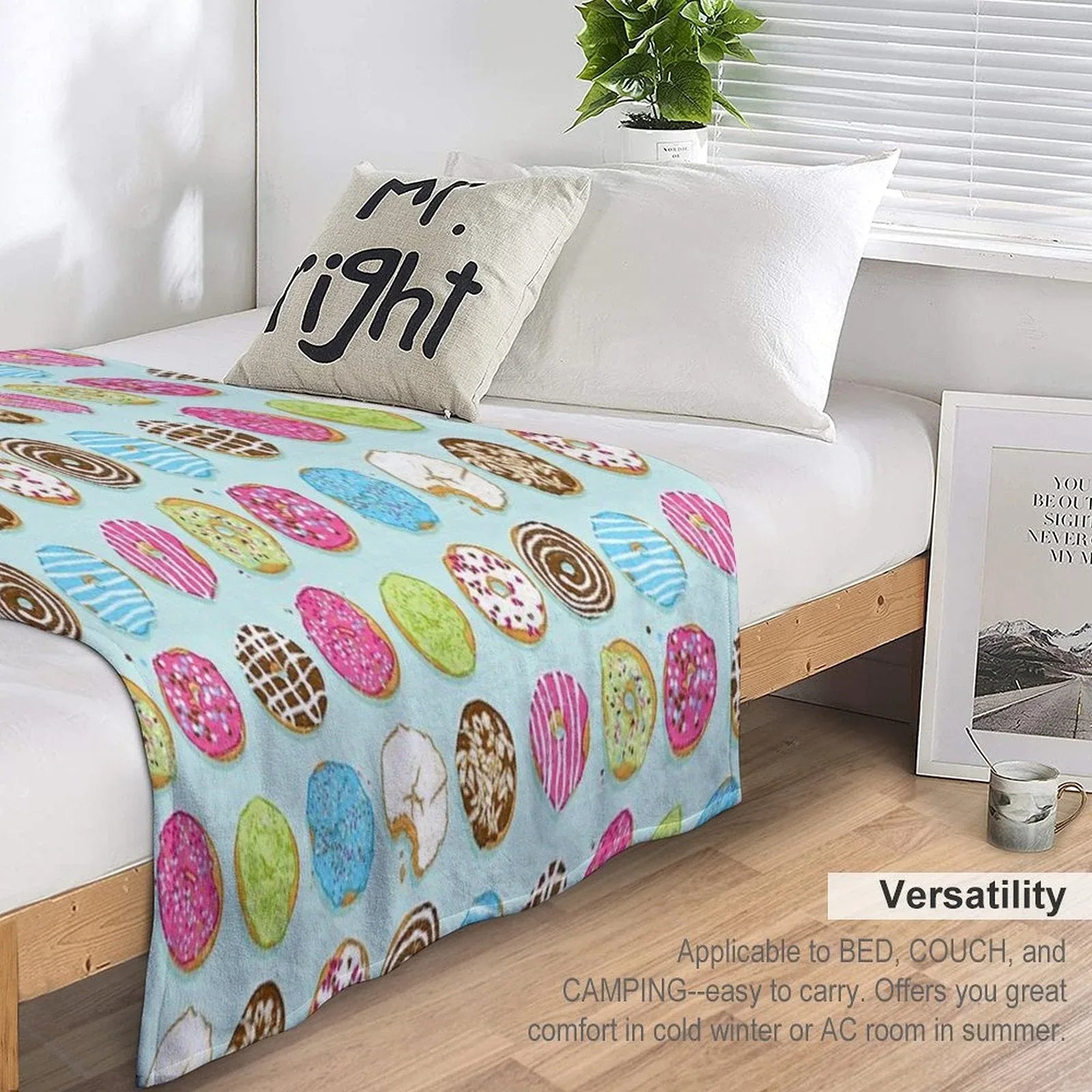 Sweet Donuts Throw Blanket