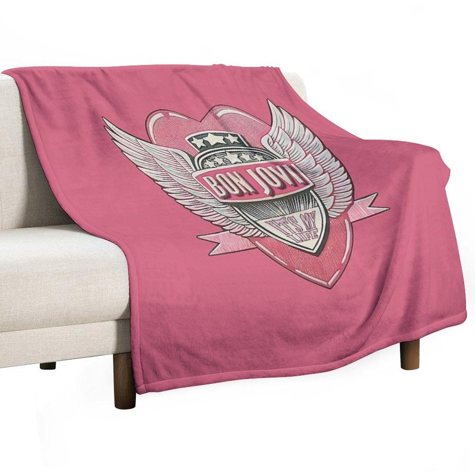 Vintage BJ It's My Life Throw Blanket