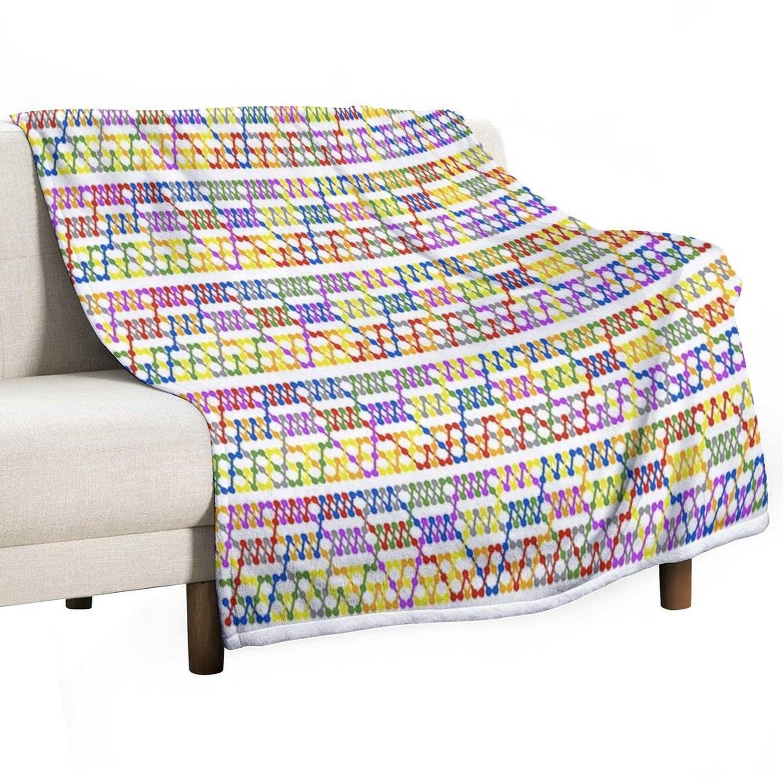 Bell Ringer Stedman Triples Bell Ringing Method Throw Blanket