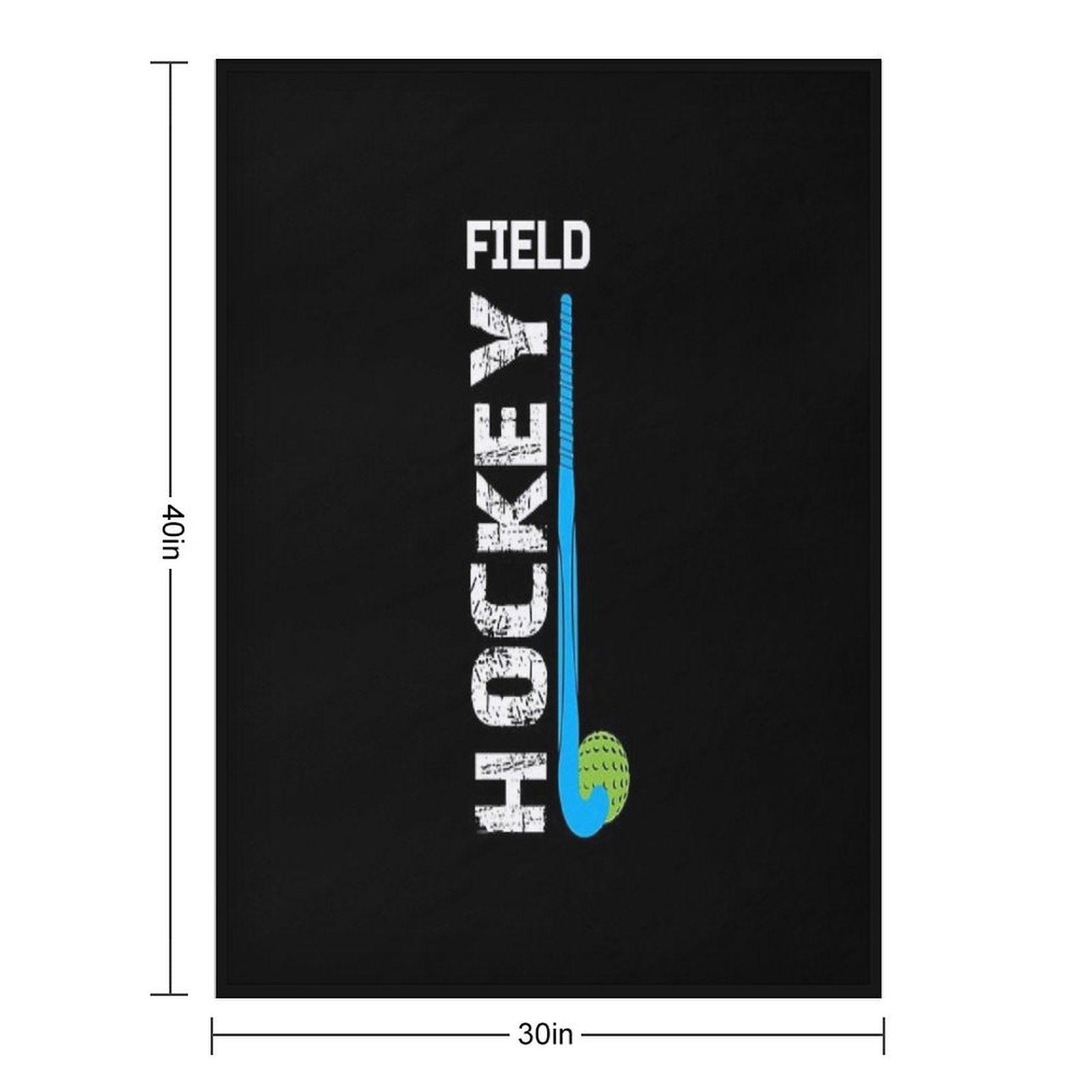Field Hockey Gift, Field Hockey For Girls, Field Hockey Shirt For Boys Throw Blanket