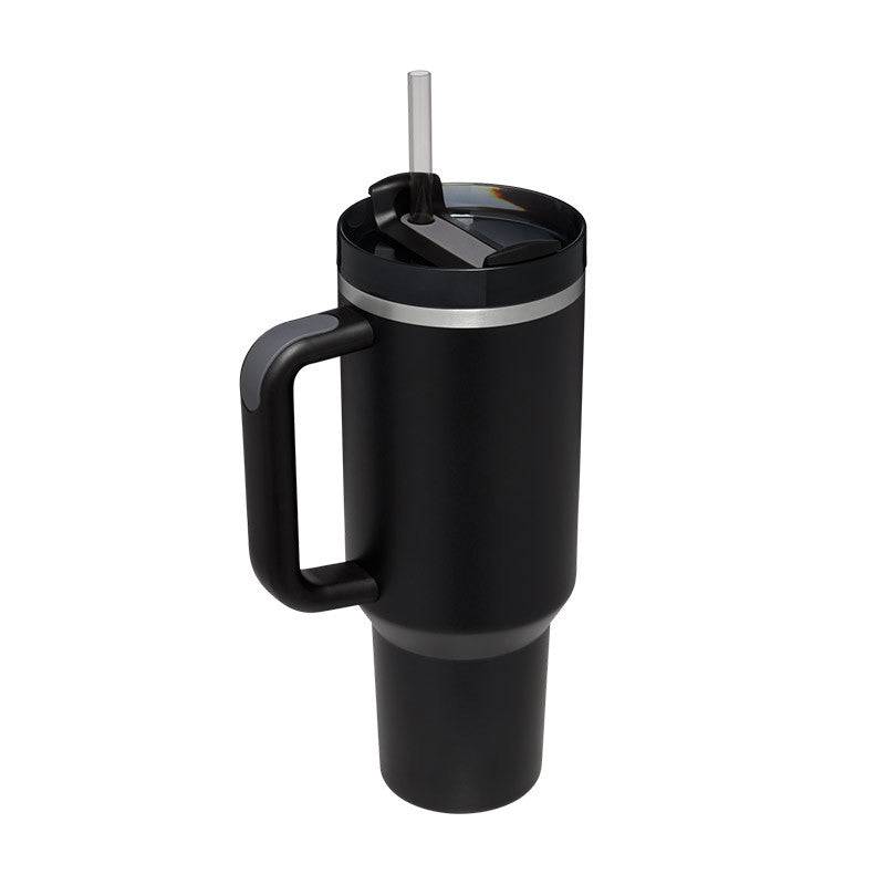 Thermal Mug 40oz Straw Coffee Insulation Cup With Handle BPA Free