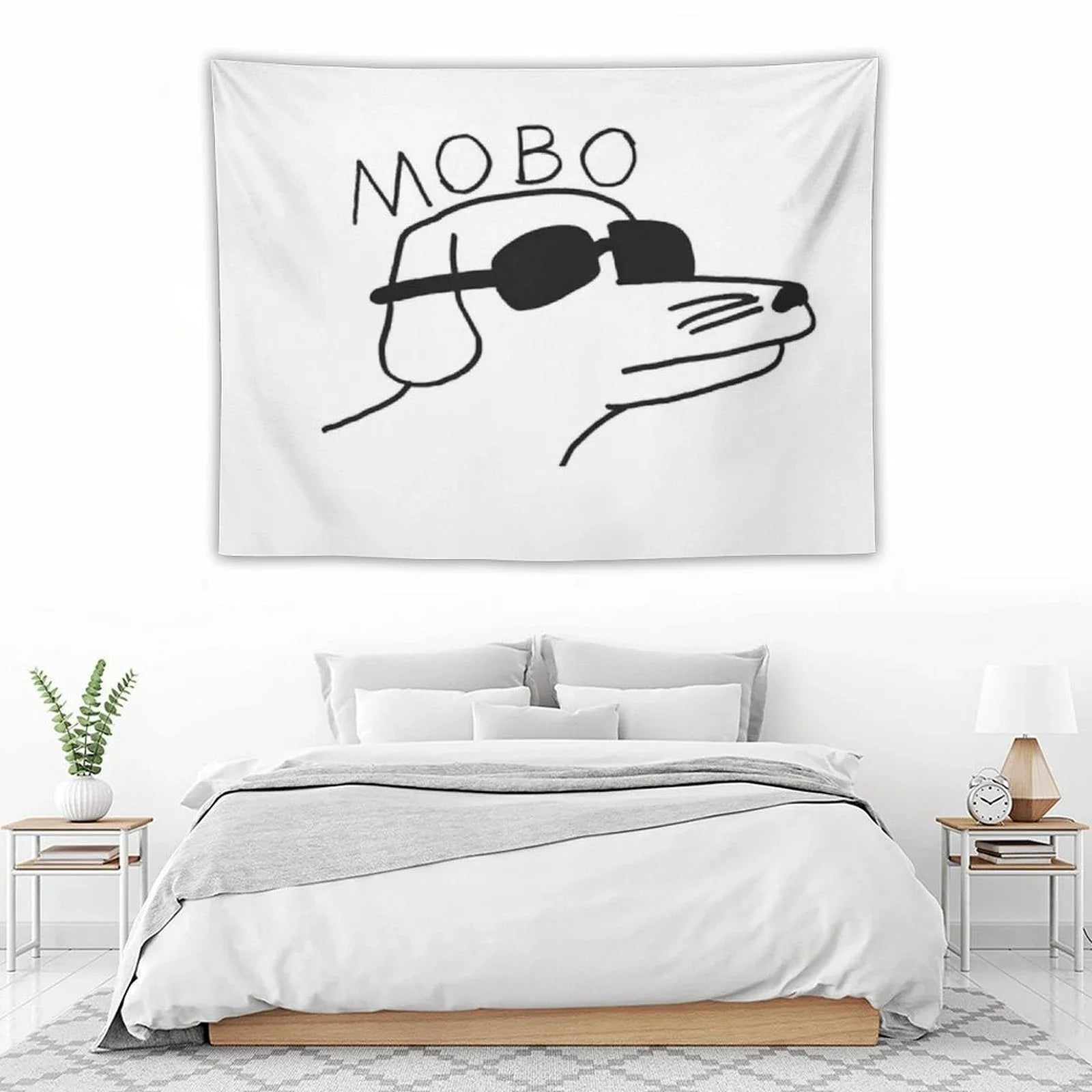 Modern Baseball Flag Tapestry