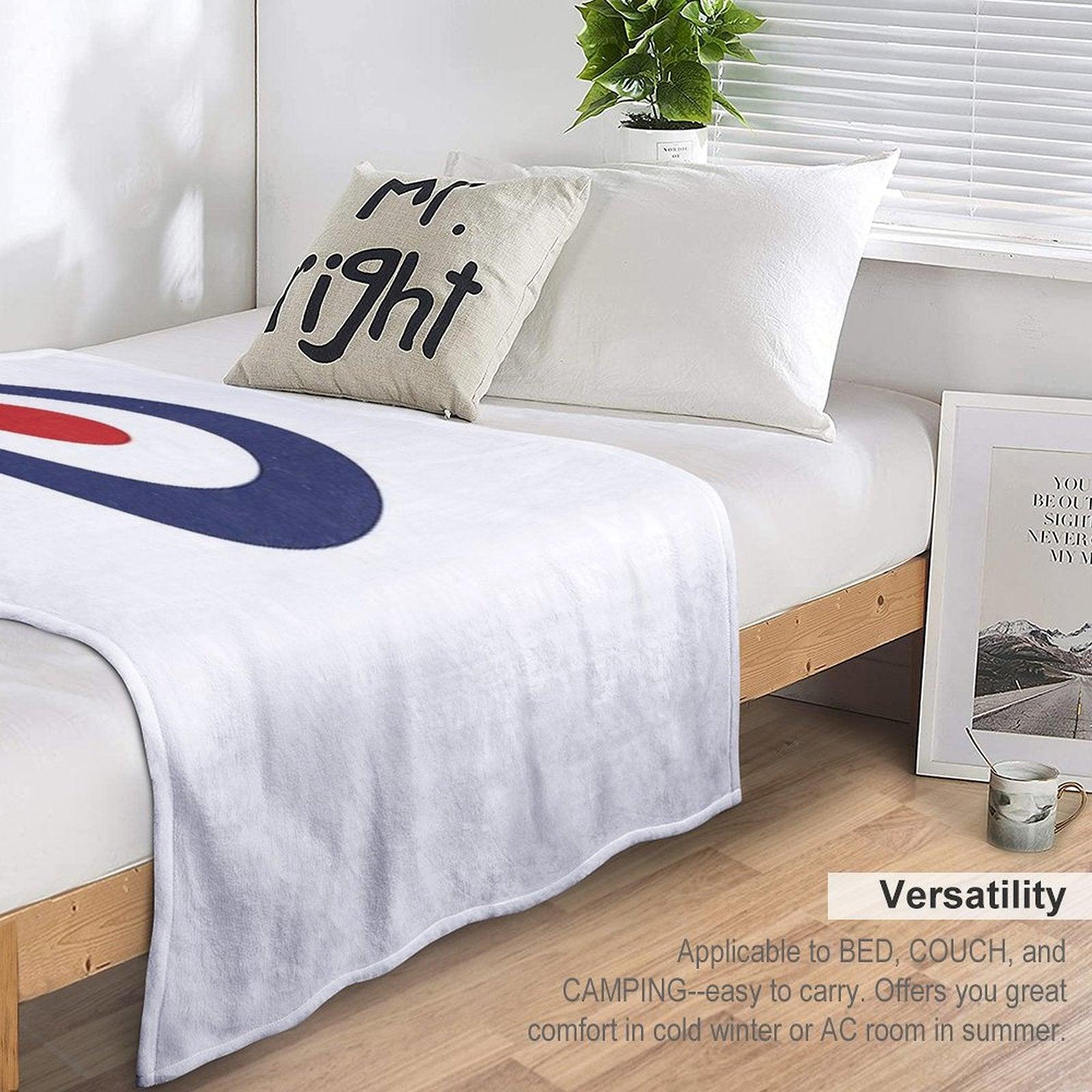 Mod 60s Pop Art Target Throw Blanket