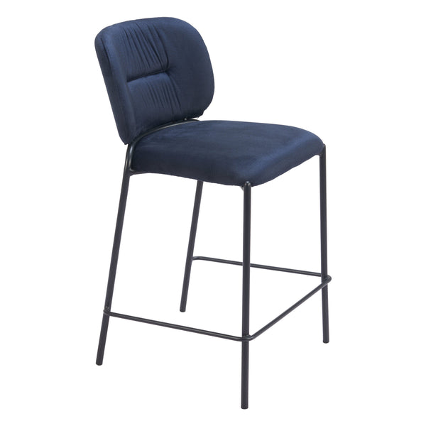 Plat Counter Stool (Set of 2) Blue