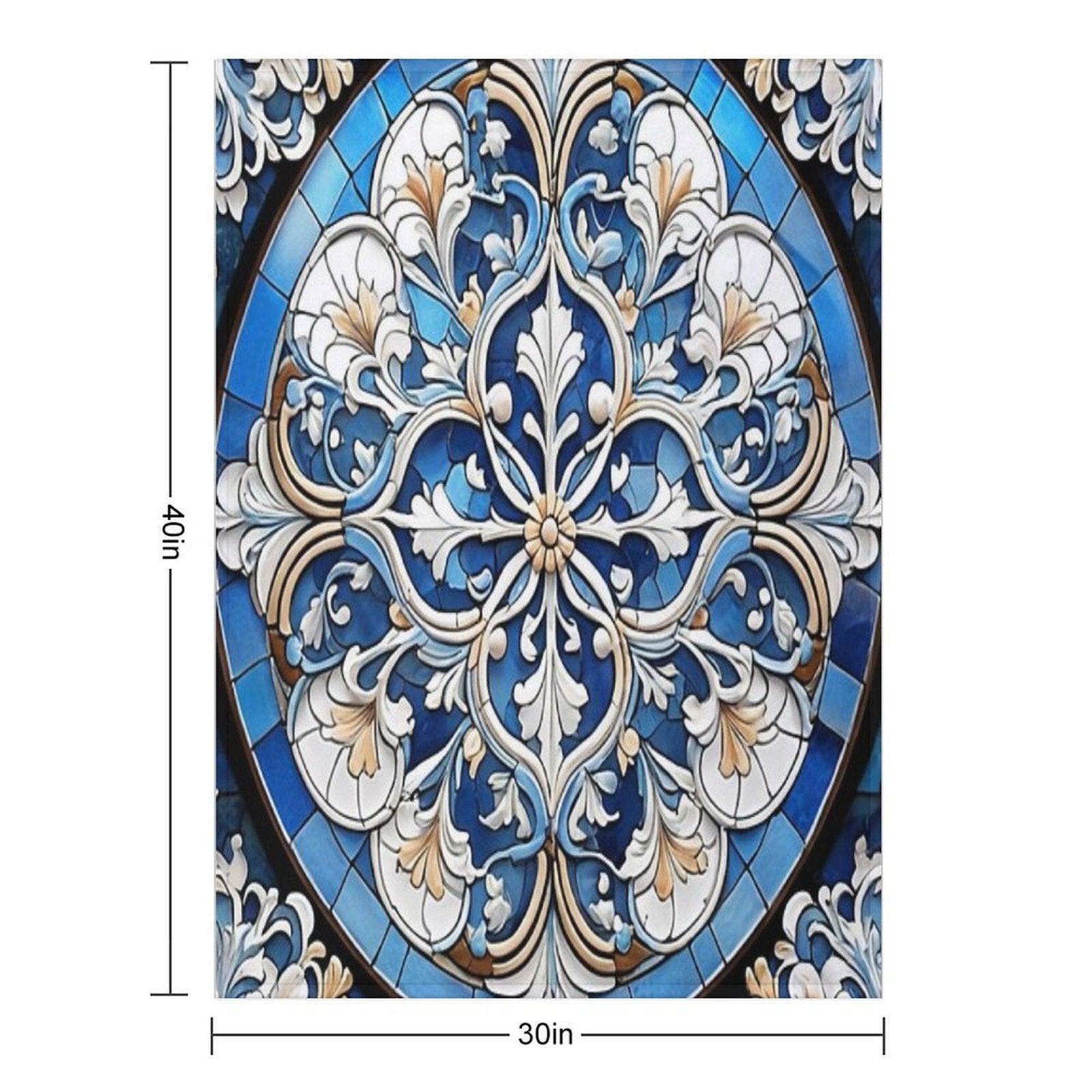 Portuguese Azulejos, Portugal, Lisbon, Beautiful Throw Blanket