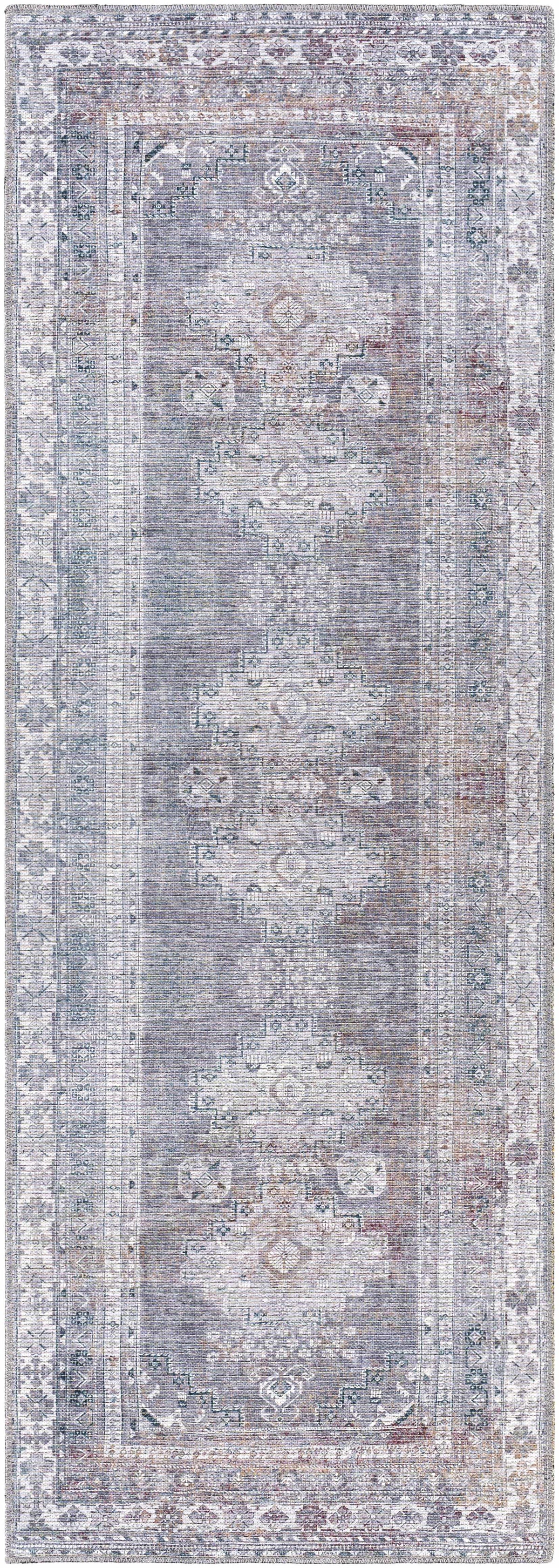 Baltinglass Gray Washable Rug - Clearance