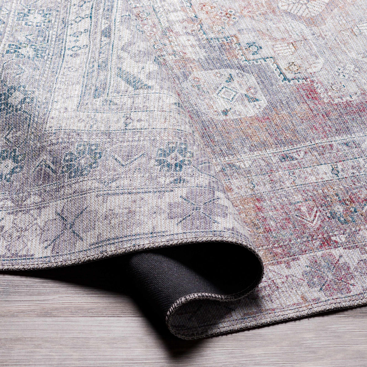 Baltinglass Gray Washable Rug - Clearance