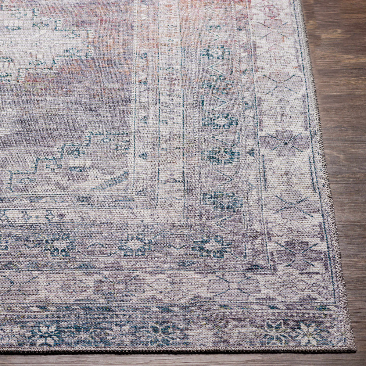 Baltinglass Gray Washable Rug - Clearance