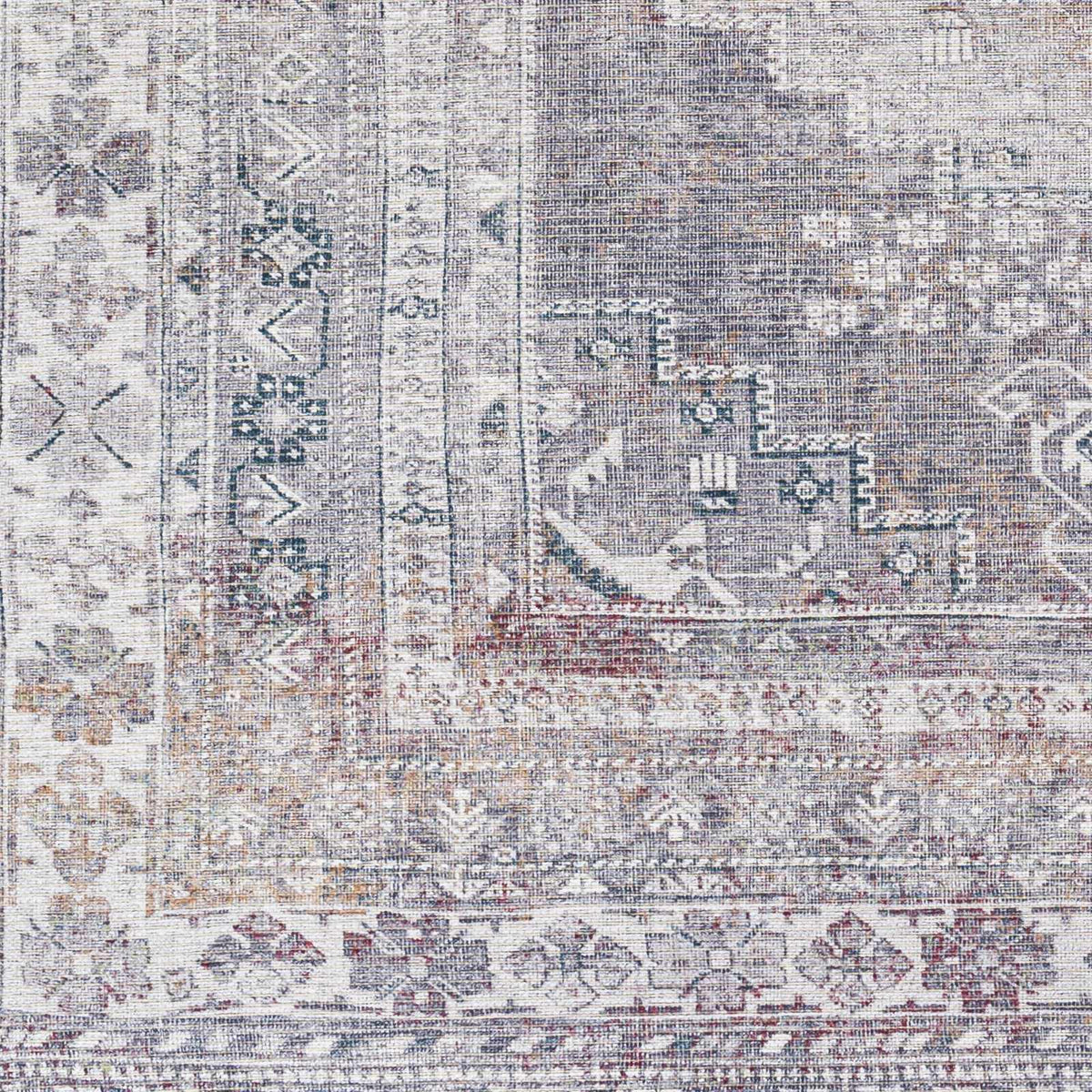 Baltinglass Gray Washable Rug - Clearance