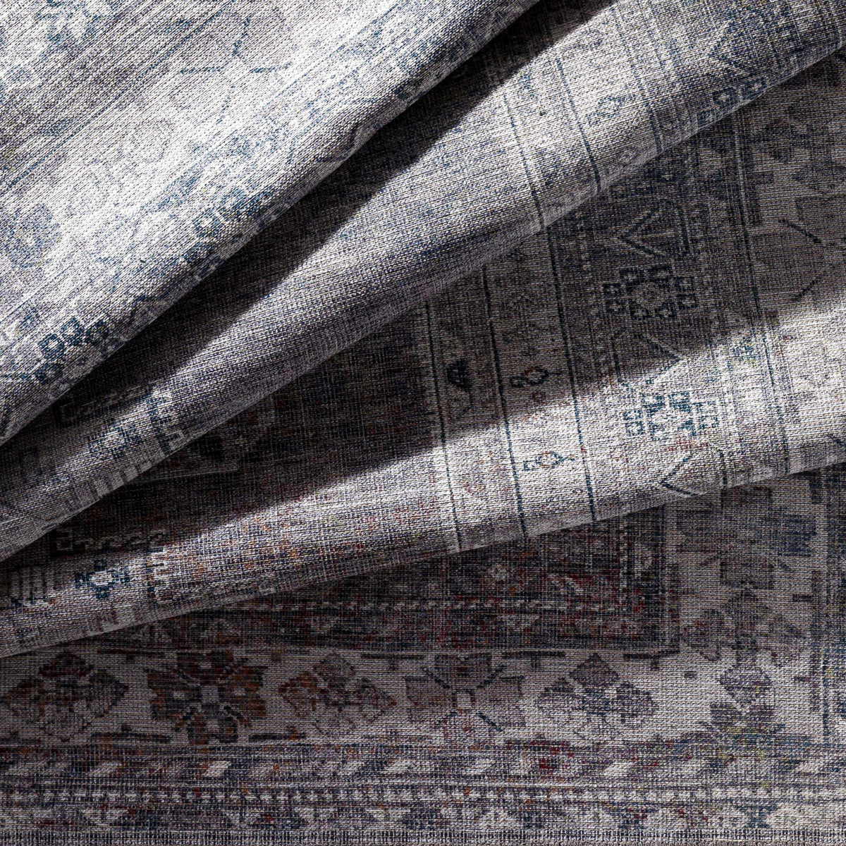 Baltinglass Gray Washable Rug - Clearance