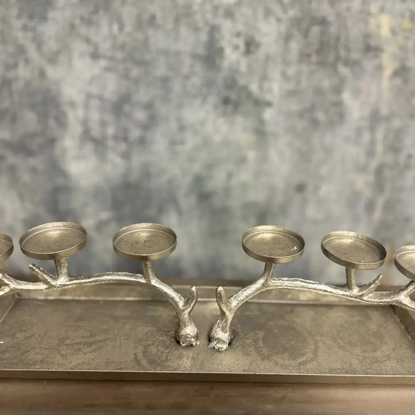 Iron Twig Candle Holder