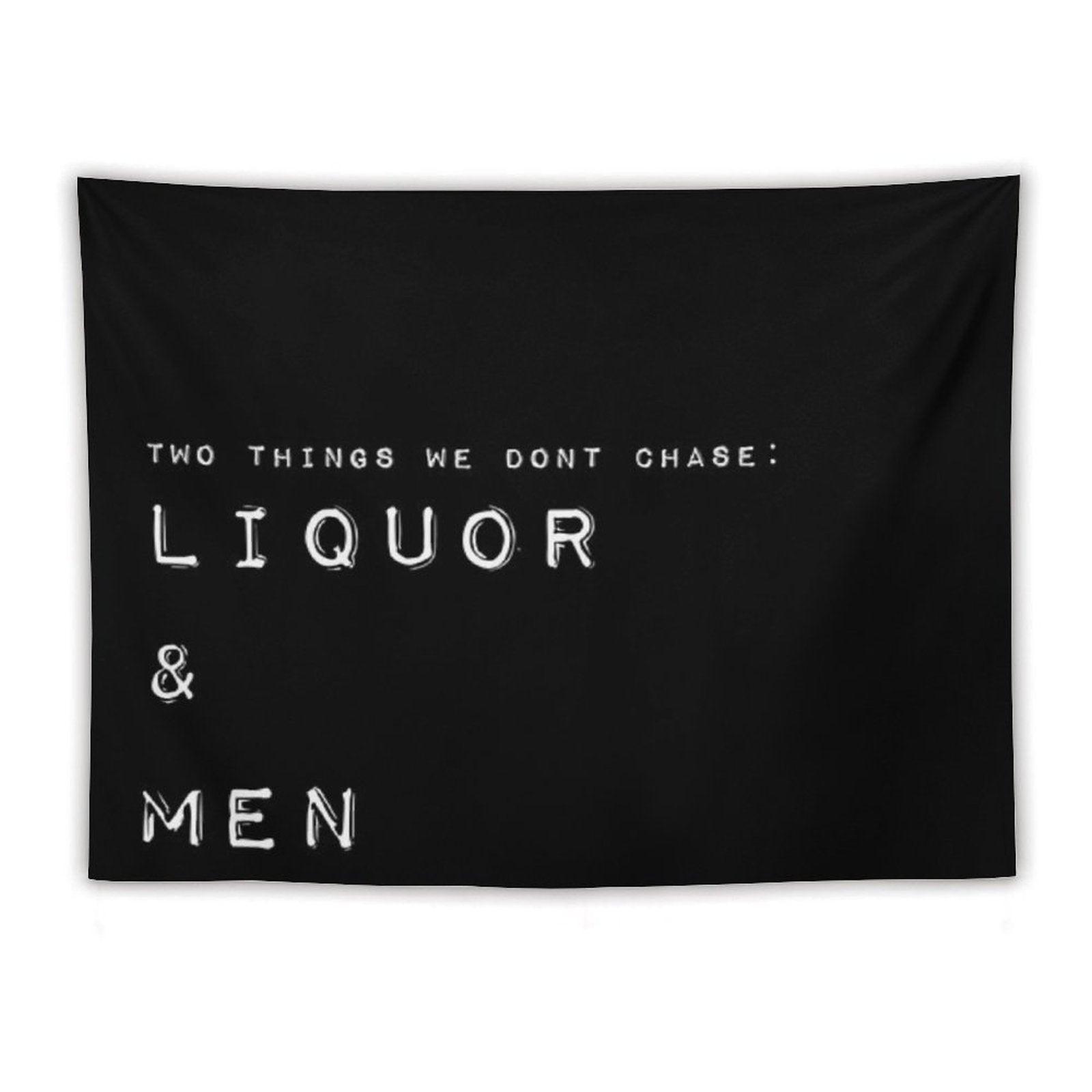 Liquor And Men Tapestry Tapestry