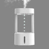 Creative Anti-gravity Water Drop Humidifier Air Conditioning Mist Spray Household Quiet Bedroom Office With 580ML Water Tank - White
