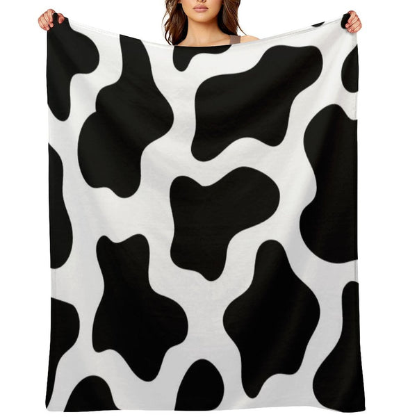 Cow Print All-season Throw Blanket