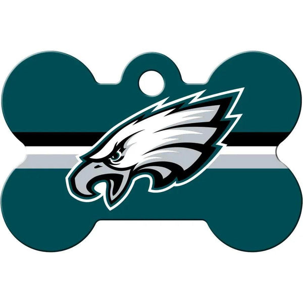 Philadelphia Eagles NFL Pet ID Tag - Large Bone - Gifts for You 'n Me