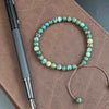 African Turquoise Tasbih Bracelet | Men's Misbaha - 33 Beads, 6mm