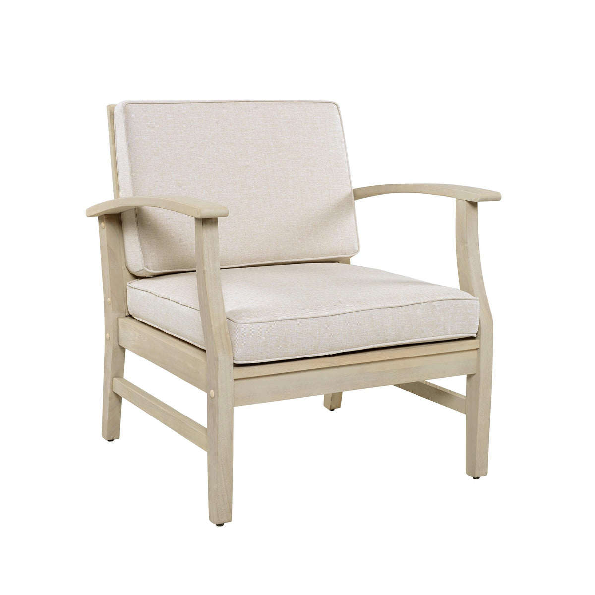 Perla Patio Conversation Set with Sofa, Club Chairs, and Coffee Table