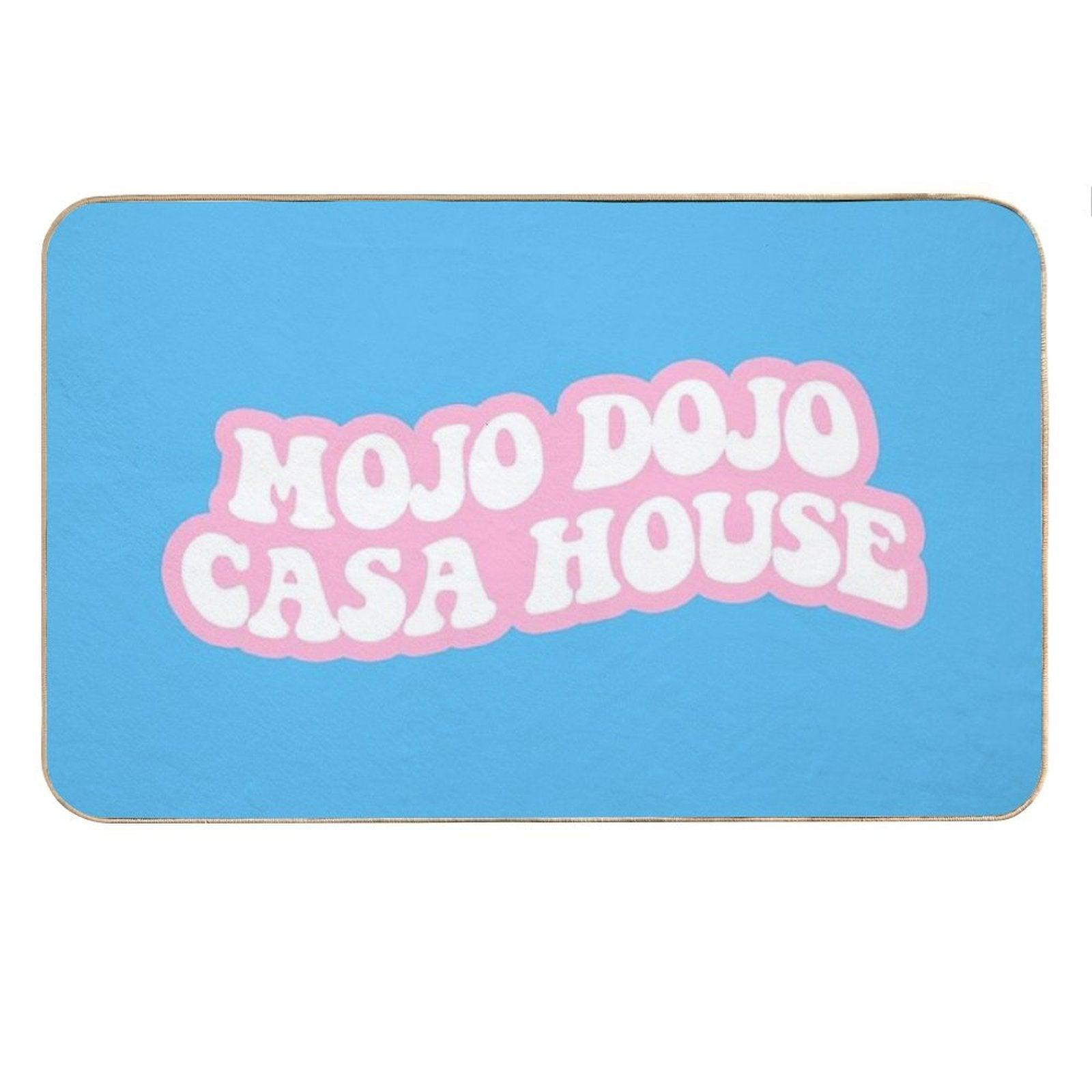 Blue Pink Mojo Dojo Casa House Bath Mat