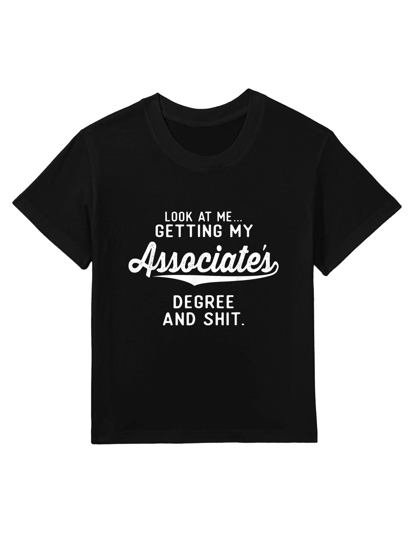College Graduation Gifts Him Her Getting Associate's Degree Kids T-Shirt