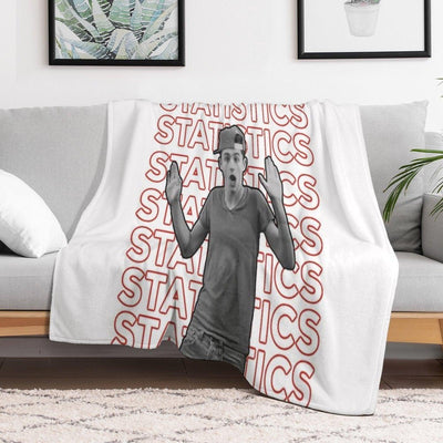 Timothée Chalamet Statistics Throw Blanket