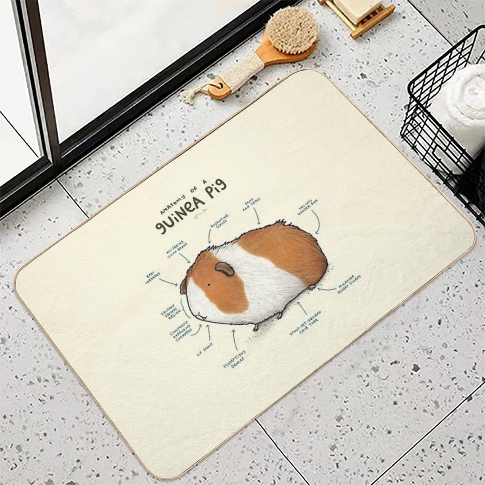 Anatomy of A Guinea Pig  High-Traffic Bath Mat