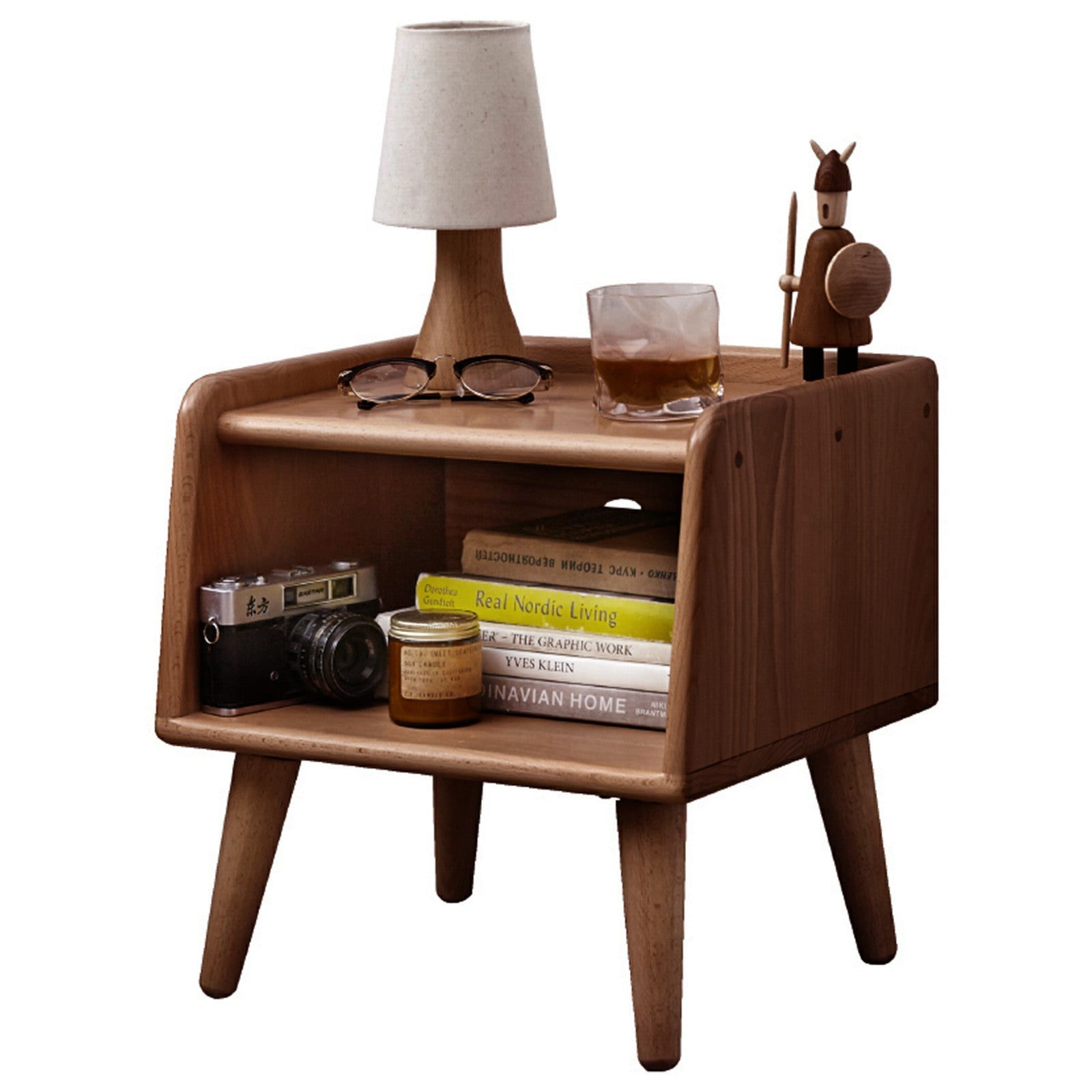 Pure Solid Wood Bedside Cabinet Nightstands BLAKHOM
