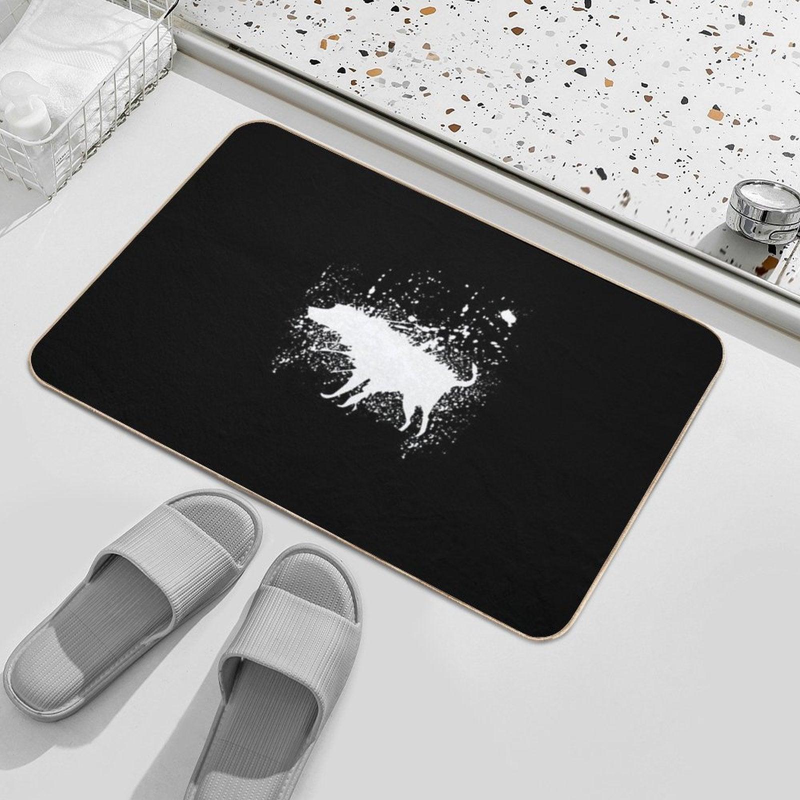 Banksy Splash Dog Bath Mat