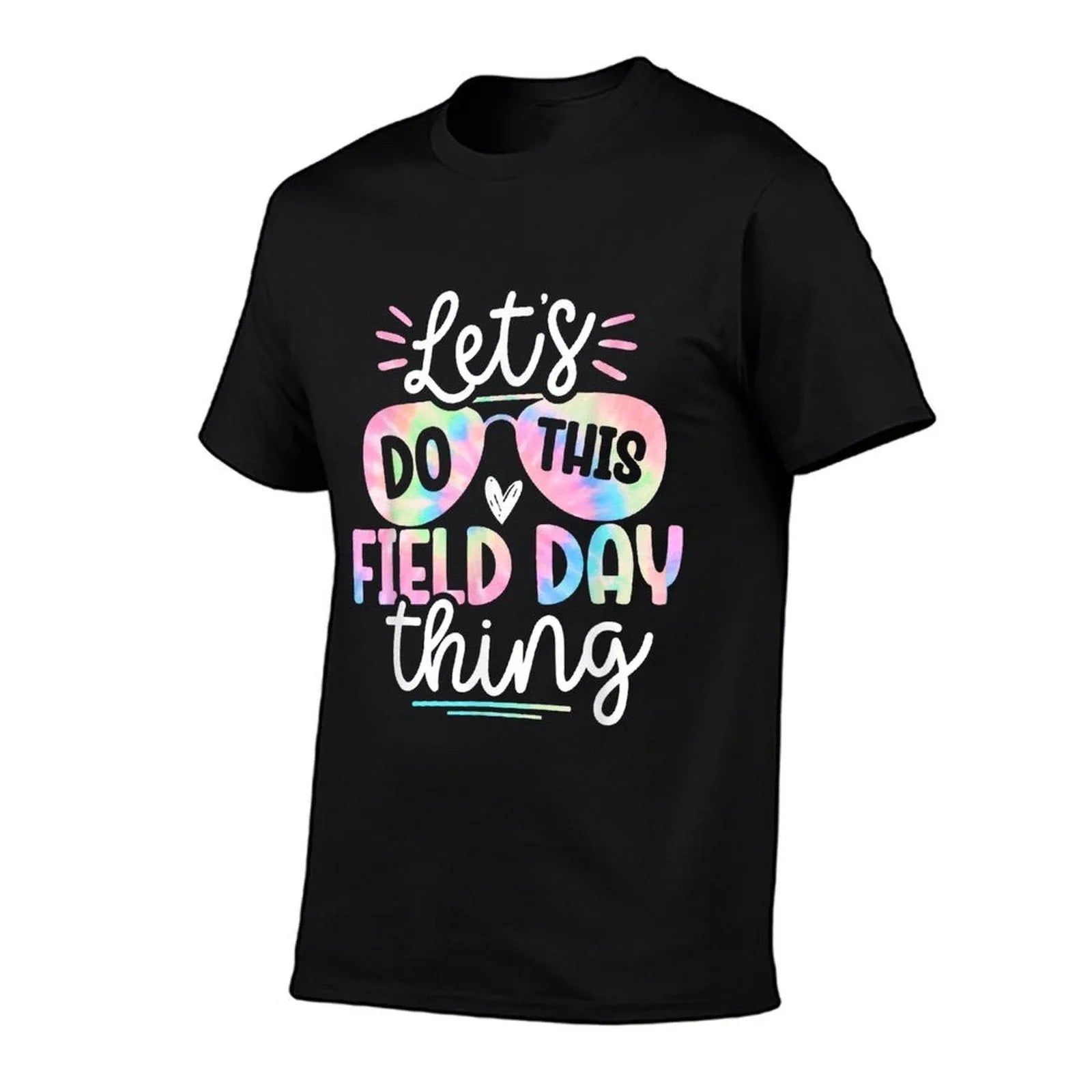 School Field Day Tie Dye Field Day Teachers Kids  Cotton T-Shirt