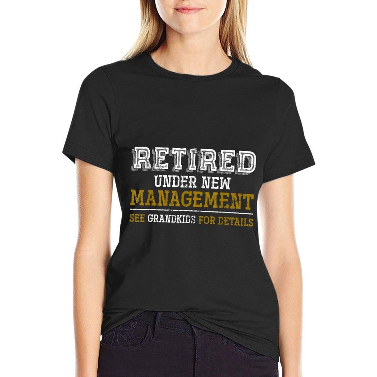 Funny Grandkids Grandpa Retirement Gift Retired T-Shirt