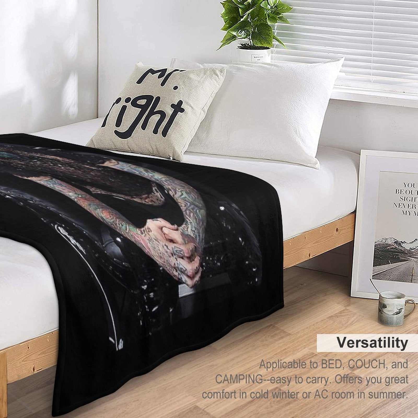 Chris Motionless Cerulli Chris Motionless Cerulli Chris Motionless Cerulli 7 Shrink-resistant Throw Blanket