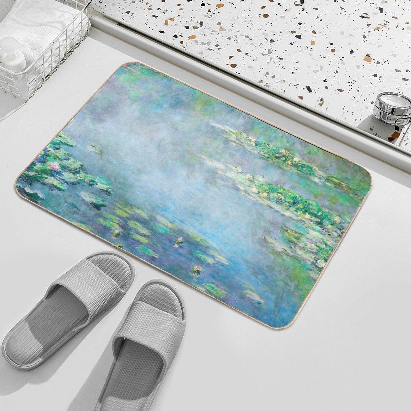 Monet Water Lilies  Nymphéas 1906  Stain-Proof Bath Mat