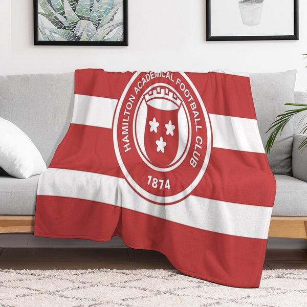 Hamilton FC Home Kit Eco-conscious Throw Blanket