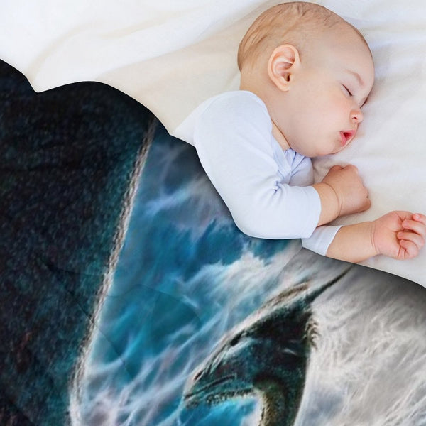 Saphira The Dragon From The Hit Eragon Movie Durable Throw Blanket