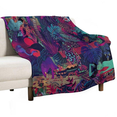 Glass Animals Throw Blanket