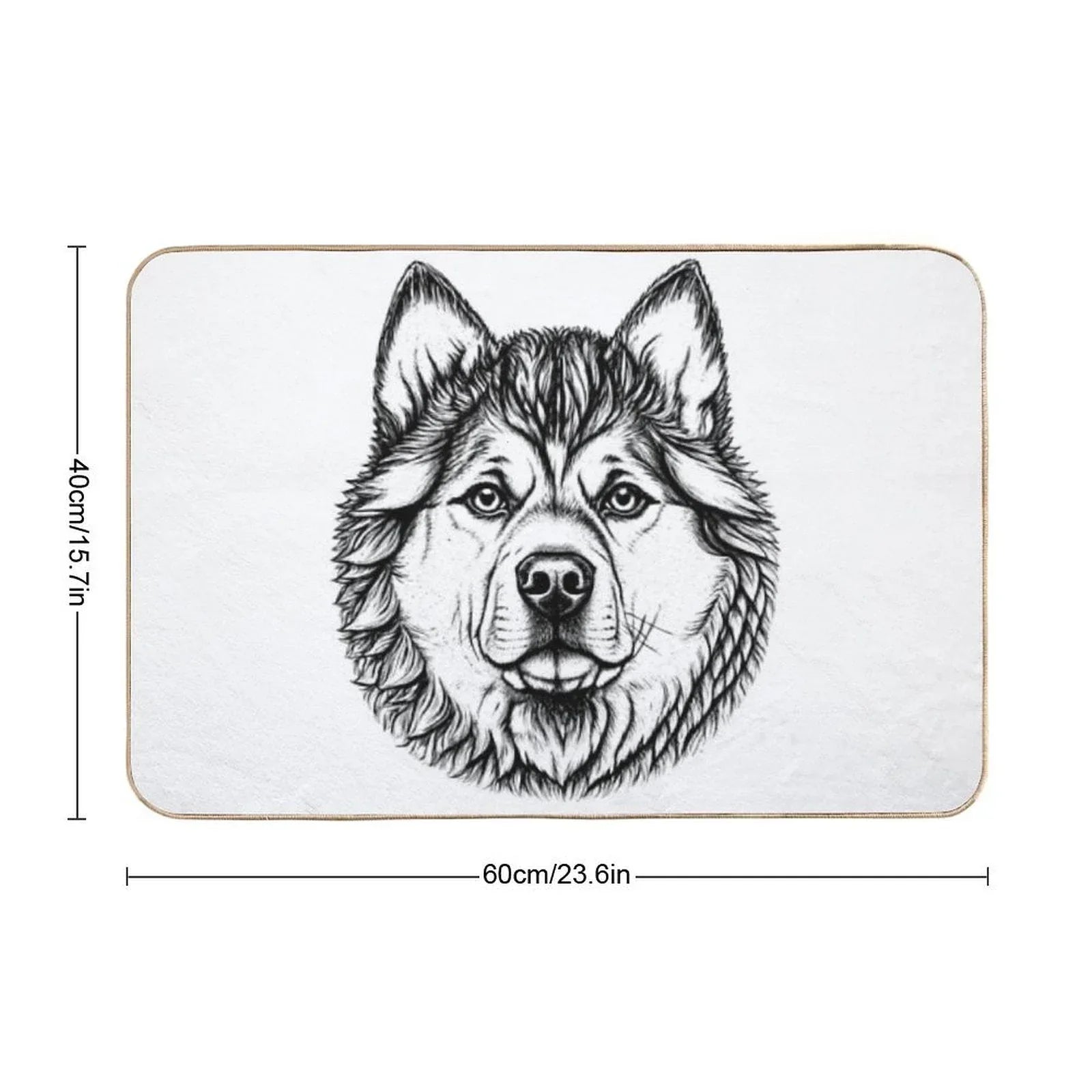 Akita Inu  Multi-Purpose Bath Mat