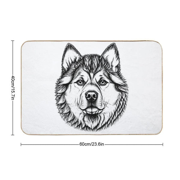 Akita Inu  Multi-Purpose Bath Mat