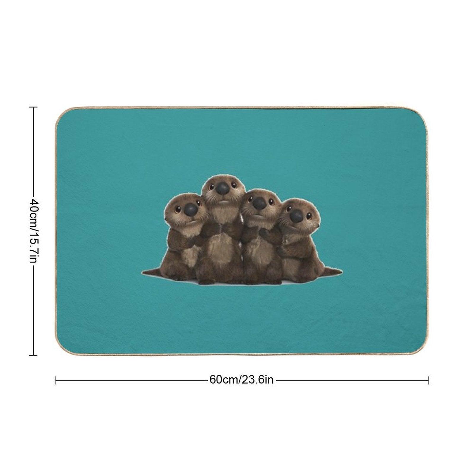 Otters from Finding Dory Bath Mat