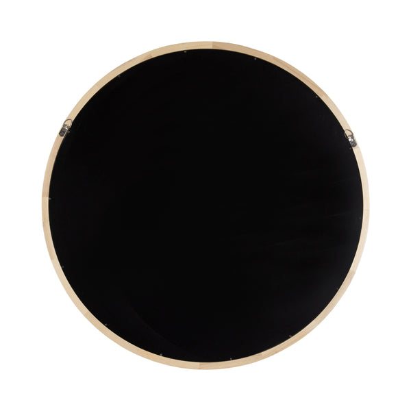 Hatherleigh Round Wood Wall Mirror