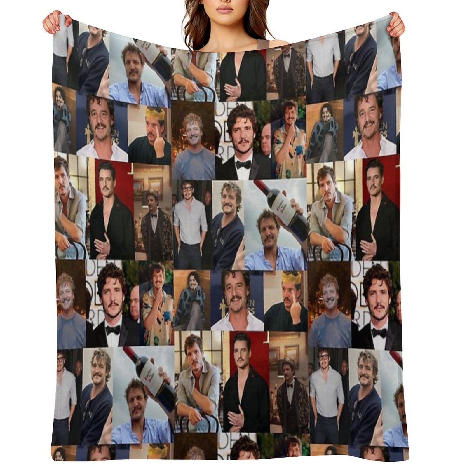 Pedro Pascal Machine-washable Throw Blanket