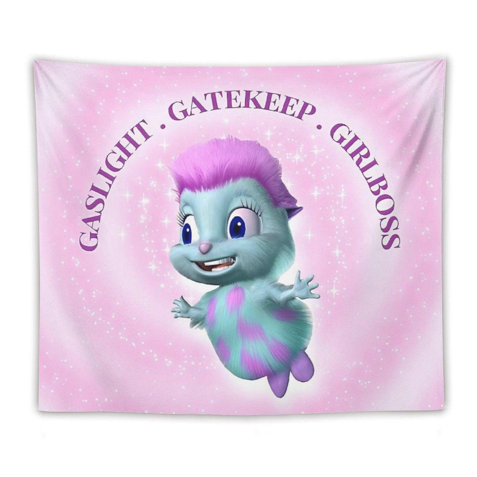 Bibble's Beliefs Gaslight Gatekeep Girlboss Tapestry