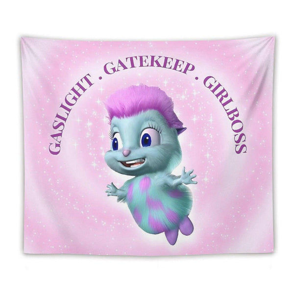 Bibble's Beliefs Gaslight Gatekeep Girlboss Tapestry