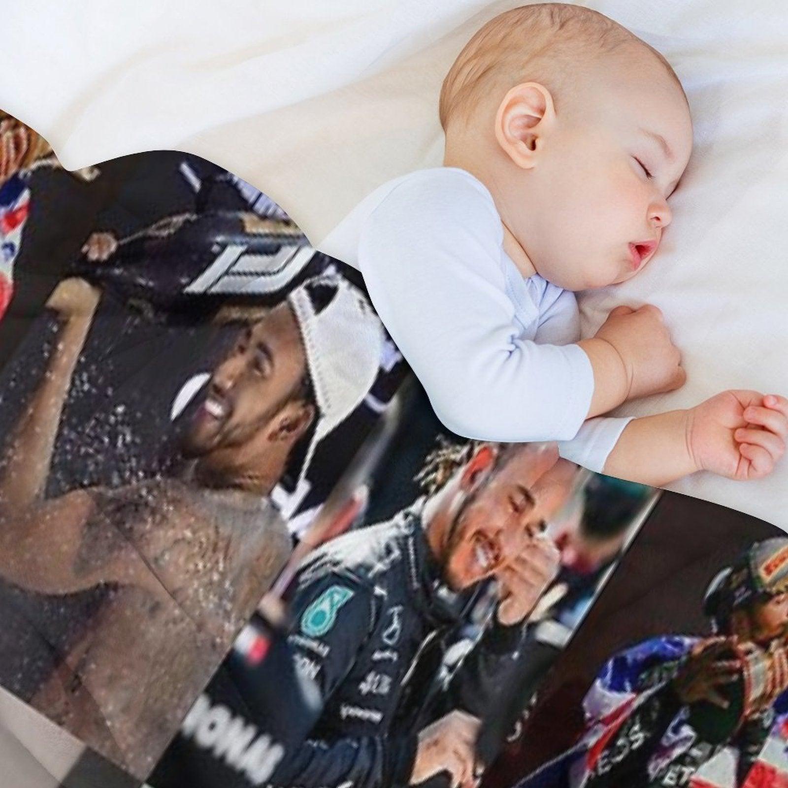 Lewis Hamilton Throw Blanket