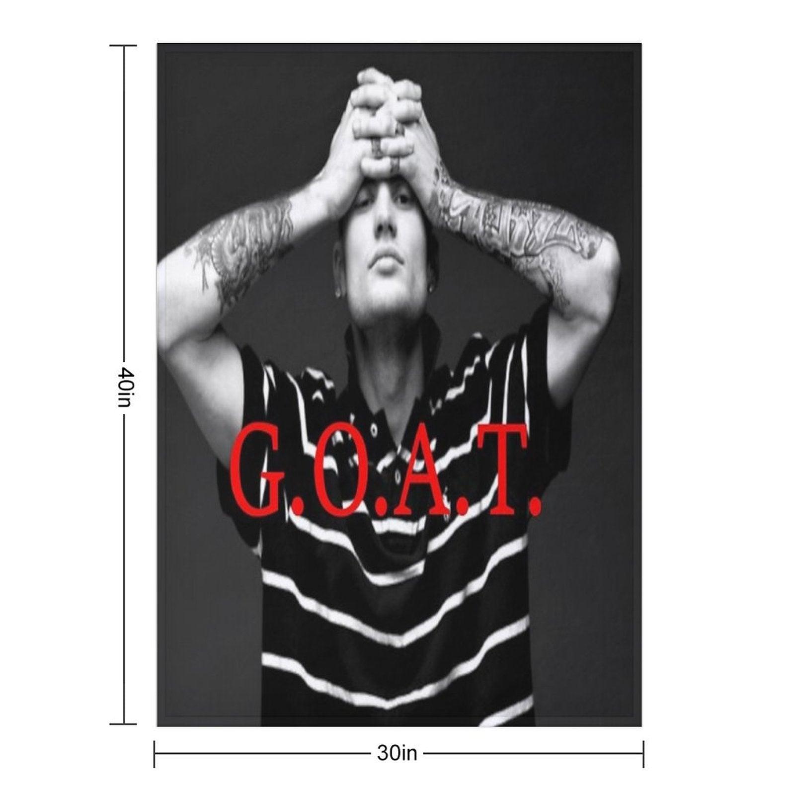 Kerser Rapper Goat Eshay Throw Blanket