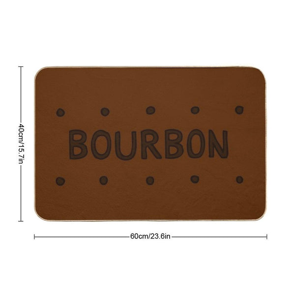 Chocolate Bourbon Biscuit Bath Mat